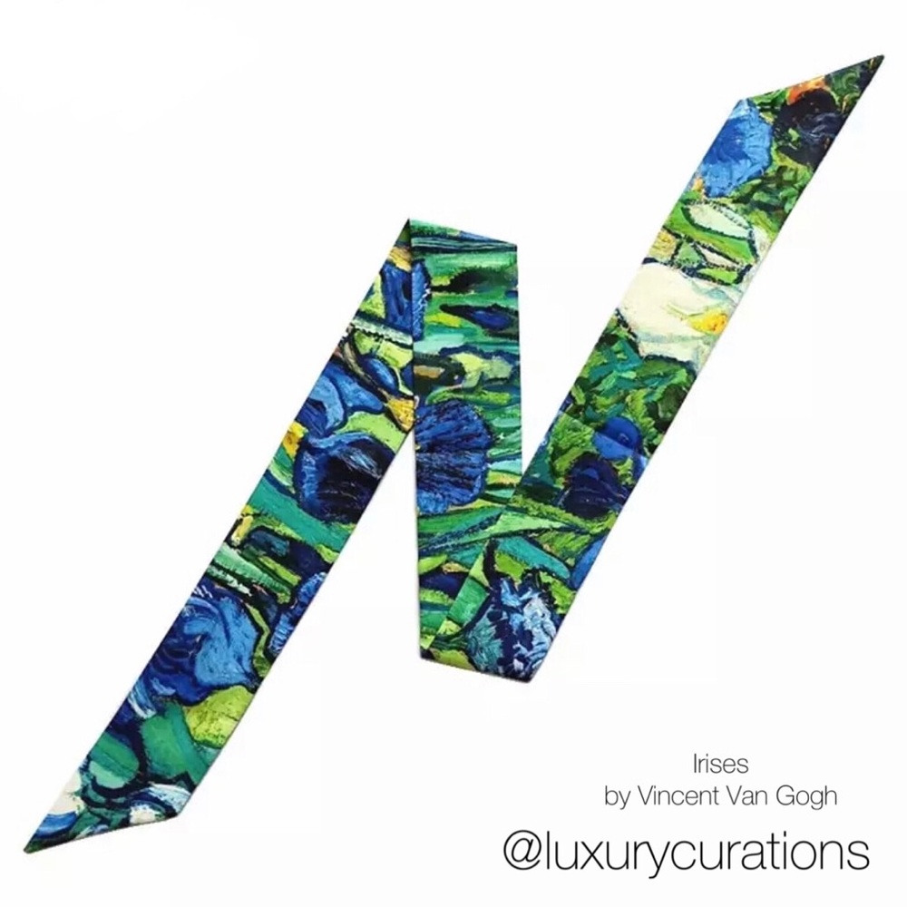 Vincent Van Gogh’s Irises Twilly Scarf